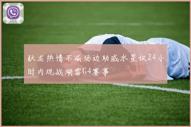 狄龙热情不减场边助威水星仅24小时内观战湖雷G4赛事